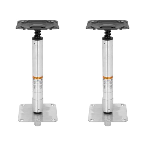 Boat Seat Pedestal Base Mount Kit with 7x7 Marine Plate and 3/4 Inch Rotating Post