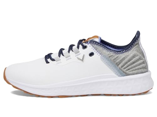 Callaway La Jolla Spikeless Golf Shoes - White Navy / Size 7.5