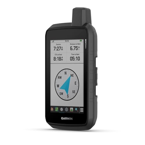 Garmin Montana 710 Handheld GPS Navigator with Touchscreen & Maps - Rugged Outdoor Device
