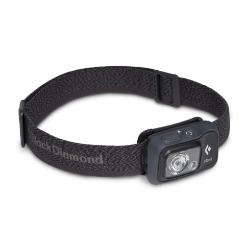 BLACK DIAMOND Cosmo 350 Headlamp - AAA Powered, Dimmable, BD Graphite Variation