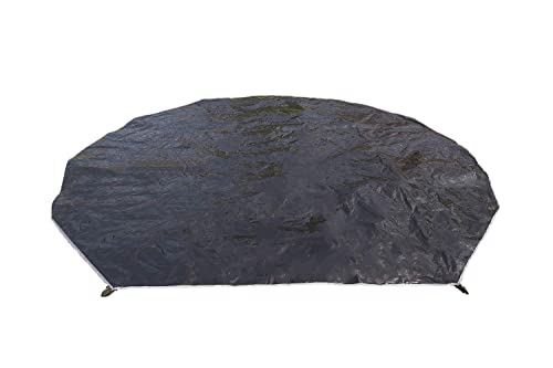 DANCHEL OUTDOOR 5m Canvas Bell Tent Footprint - Black Groundsheet Protector for B5Pro/B2/B2A