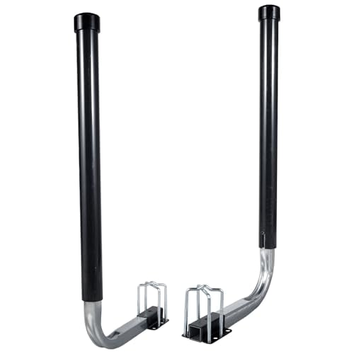 Yorovent Black Galvanized Steel Boat Trailer Guide Poles - Adjustable 40"/48"