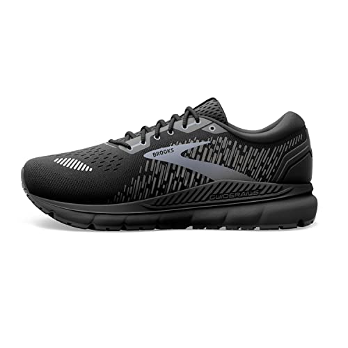 Brooks Men's Addiction GTS 15 Running Shoe - Black/Black/Ebony, Size 13