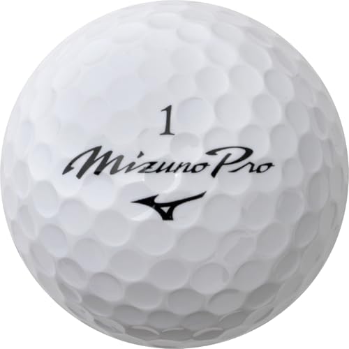 Mizuno PRO S Golf Balls White / 3 Dozen - High Performance, Fast Flight & Control