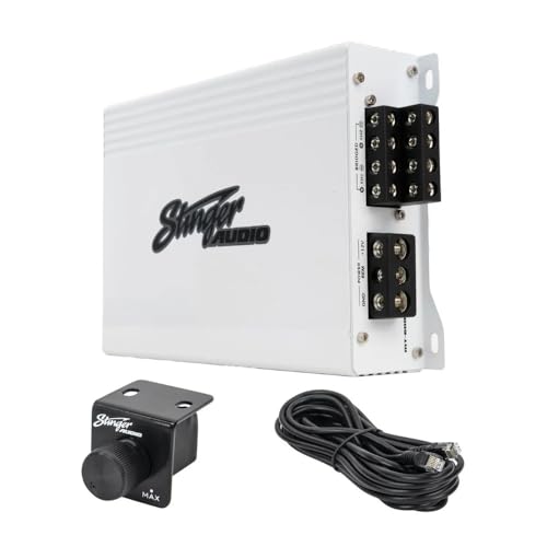 Stinger MT-600.4M Marine 4-Channel 1000W Class D Car Audio Amplifier