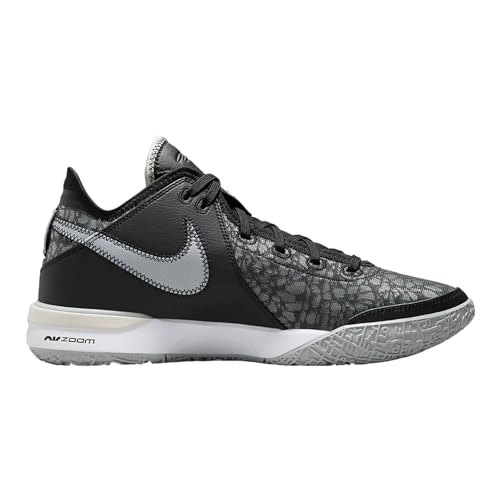 Nike Lebron 20 Men’s Basketball Shoes Size 10.5 Black Grey Wolf White