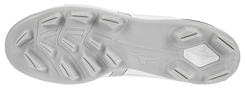 Men's Cushionrevo Diamond Mid TPU Spikes - White Black, Size 7