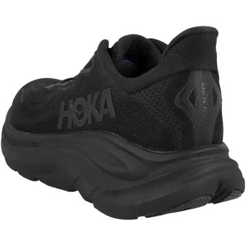 HOKA Clifton 10 Men's Running Shoes - Black/Black, Size 10