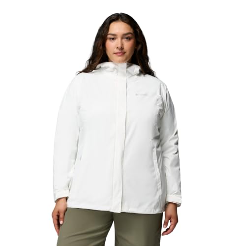 Columbia Women’s Arcadia II Waterproof Rain Jacket - Medium Sea Salt