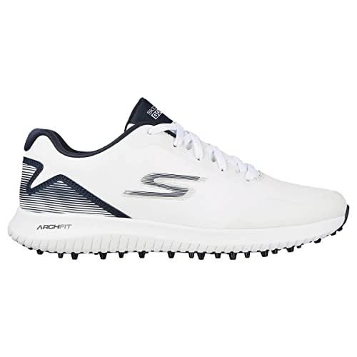 Skechers Max 3 Arch Fit Men's Golf Shoes White Navy 10.5 Waterproof