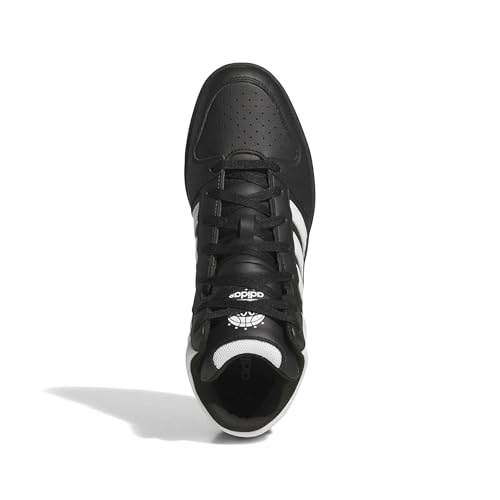 adidas Men’s Hoops Mid Classic Sneakers Shoes - Black, 11 Men / 12 Women, Black/White/Orbit Grey