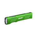 Rechargeable LED Flashlight with Dual Spot & Flood Beams – 1150 Lumens, USB-C, Memory Mode, Pocket Clip, Green
