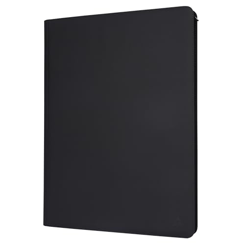 Rayvol Black 2300-Pocket Ringless Trading Card Binder for TCG & Sports Cards