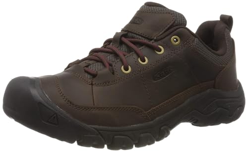 KEEN Men's Targhee 3 Oxford Hiking Shoes - Dark Earth / Mulch / 10.5