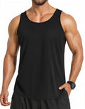 Men's Quick Dry Workout Tank Top 3 Pack - Gym Muscle Sleeveless T-Shirts