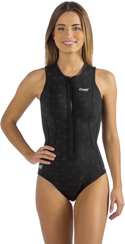 Cressi Short Neoprene Wetsuit for Swimming & Snorkeling - Medium Black