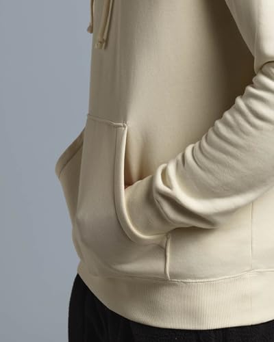 Men's Hoodie - MUNICIPAL M.OG-330, X-Large, Natural & Black