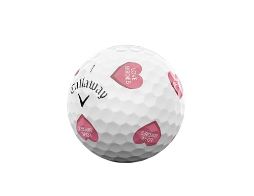 Callaway Chrome Soft 2026 Golf Balls - Truvis Hearts, One Dozen, Tour Performance