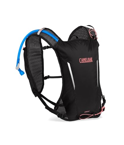 Women’s Hydration Running Vest 50oz with Reflective Safety Features - Black