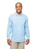 Insect Shield Men's Elements Lite Long Sleeve Mosquito-Repellent Shirt Sky Blue X-Large