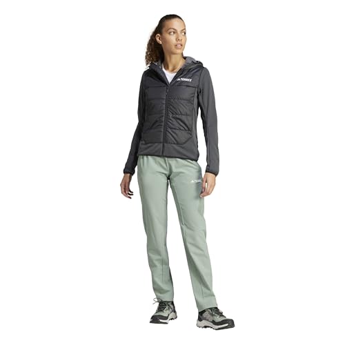 adidas Women's Terrex Multi Hybrid Insulated Hiking Jacket Large Black