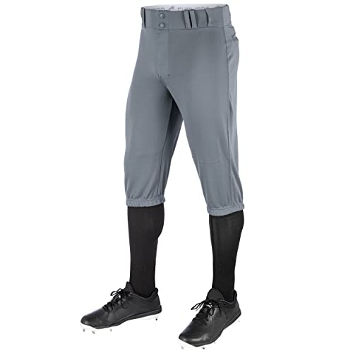 Champro Men's Triple Crown Knicker Baseball Pants Medium Graphite