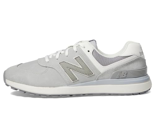 New Balance Women's 574 Greens v2 Golf Shoes Light Grey/8.5 - Comfortable Durable Footwear