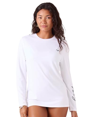 Roxy Women's Enjoy the Waves Long Sleeve Rash Guard - Medium / Snow