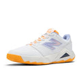 New Balance Women's FuelCell Delray V2 Tennis Shoes White Hot Marigold 8