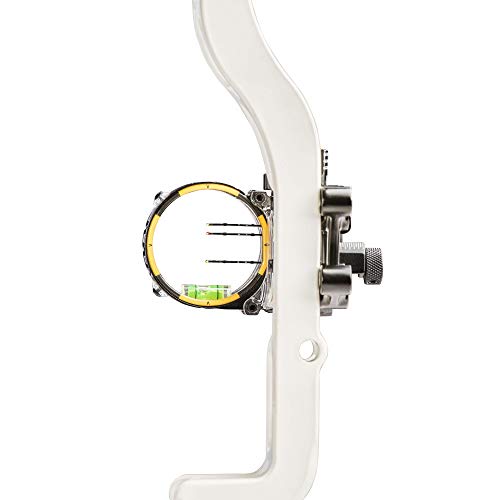 Trophy Ridge Hotwire 3-Pin Sight - Black Archery Scope with Fiber Optic Pins & Tool-less Adjustment