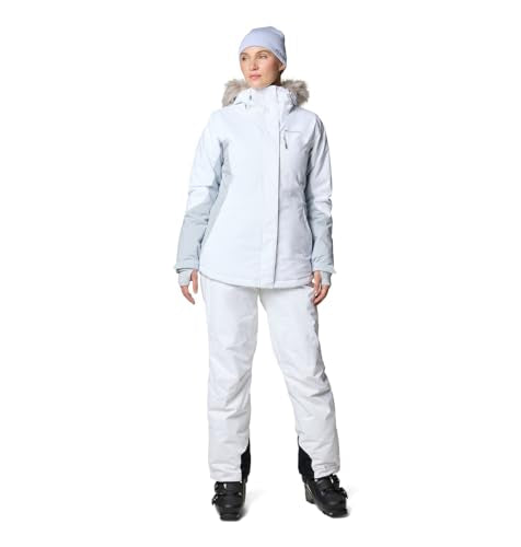 Columbia Bugaboo II Snow Pants - Large White Waterproof Insulated Women's Ski Trousers