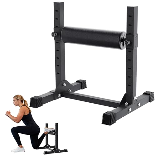 FitinOne Adjustable Leg Workout Stand for Split Squats Home Gym Equipment