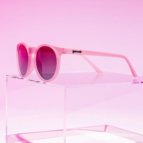 Mauve Translucent Frame Sunglasses with Rose Gradient Lenses for Trail Running