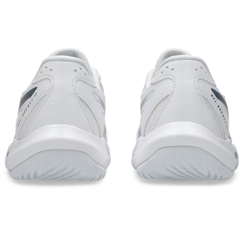 ASICS Women's Gel-Rocket 12 Volleyball Shoes - White & Silver, Size 7