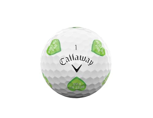 Callaway Chrome Soft 2026 Golf Balls - Truvis Hearts, One Dozen, Tour Performance