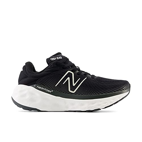 New Balance Women's Fresh Foam 840v1 Running Shoes - Black/Magnet, 12
