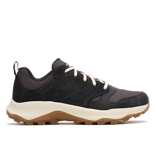 Merrell Men's Tempo Sol Hiking Shoes 9 Coal - Breathable Mesh & Eco-Friendly Design