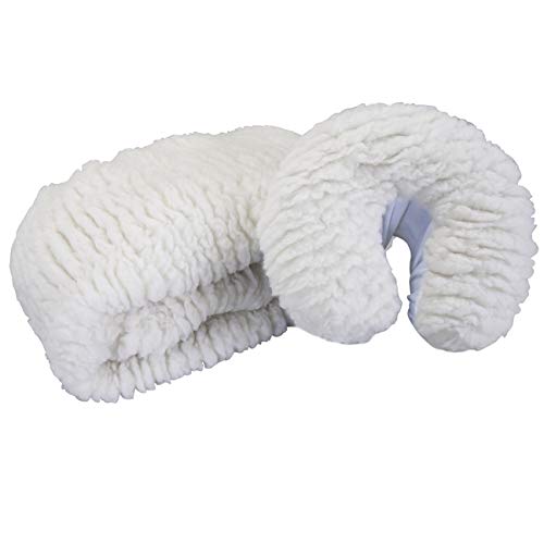 EarthLite Deluxe Fleece Massage Table Cover & Face Cradle Set - Cozy Spa Comfort