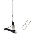 15-Inch Marine VHF Antenna - Stainless Steel Low Profile Radio Antenna