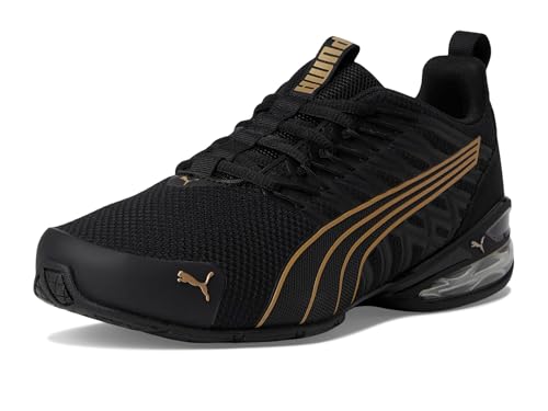 Puma Women's Voltaic Evo Cross Trainer Black/Puma Gold Size 9 – Athletic Sneakers for Running & Gym