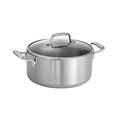Tramontina 5 Quart Tri-Ply Clad Stainless Steel Dutch Oven with Glass Lid