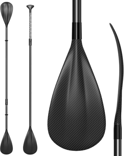 Aluminium Shaft SUP & Kayak Paddle Set - Black, 67-83 Inches, Adjustable