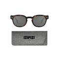 IZIPIZI Sun Category 3 Sunglasses Men & Women - Tortoise Biobased Frame Grey Lenses