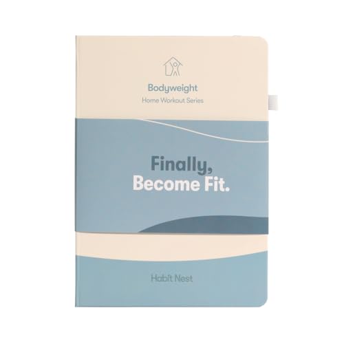 Hardcover Bodyweight Workout Journal - 13-Week Fitness Planner & Log Book