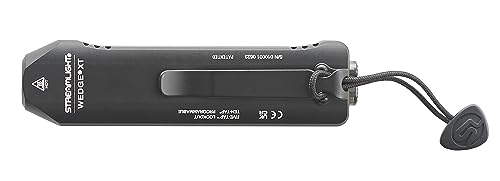 Streamlight Wedge XT 500-Lumen Flat EDC Flashlight - Black, Rechargeable