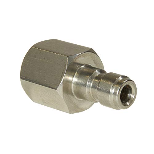 Hatsan Air Gun Filling Adapter Stainless Steel with Quick Disconnect - Silver, One Size