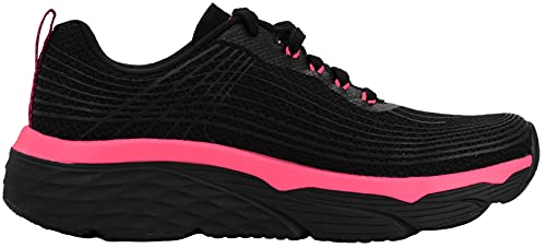 Skechers Women's Max Cushioning Elite Athletic Shoes - 8.5 Wide Black Pink