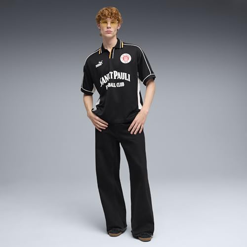 Puma Men's FC St. Pauli Retro Jersey XX-Large Black & White