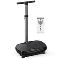 MERACH Vibration Plate Exercise Machine with Handle - Black, 330 lbs Capacity