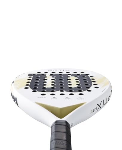 Wilson Optix V2 Lite White Lightweight Padel Racket for Beginners